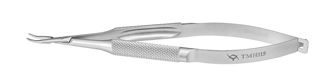 TMH115 CASTROVIEJO NEEDLE HOLDER CURVED,  STAINLESS