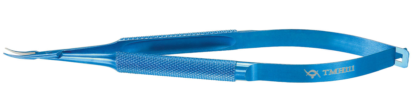 TMH111 TENNATAN NEEDLE HOLDER CURVED,  TITANIUM