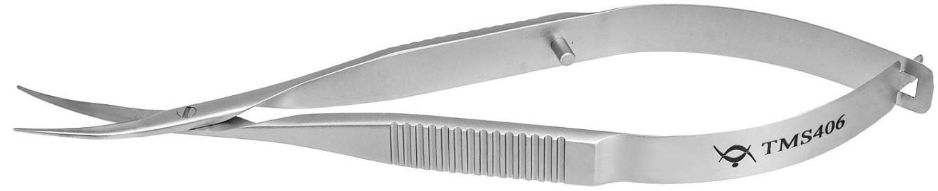 TMS406 WESTCOTT  SCISSORS CURVED,  STAINLESS STEEL