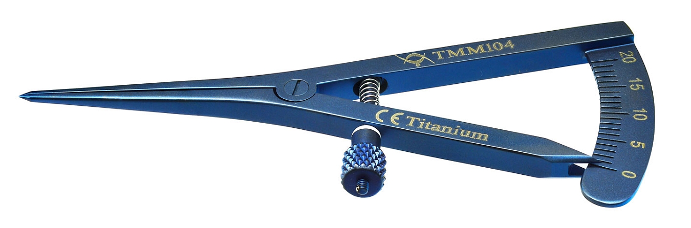 TMM104 CASTROVIEJO CALIPER, TITANIUM