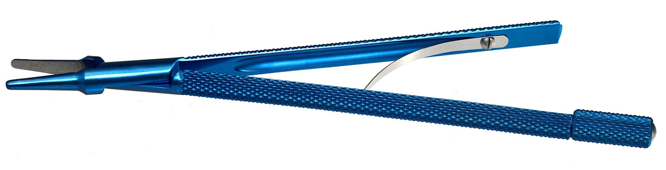 TMB101 CASTROVIEJO BLADE HOLDER STRAIGHT, TITANIUM