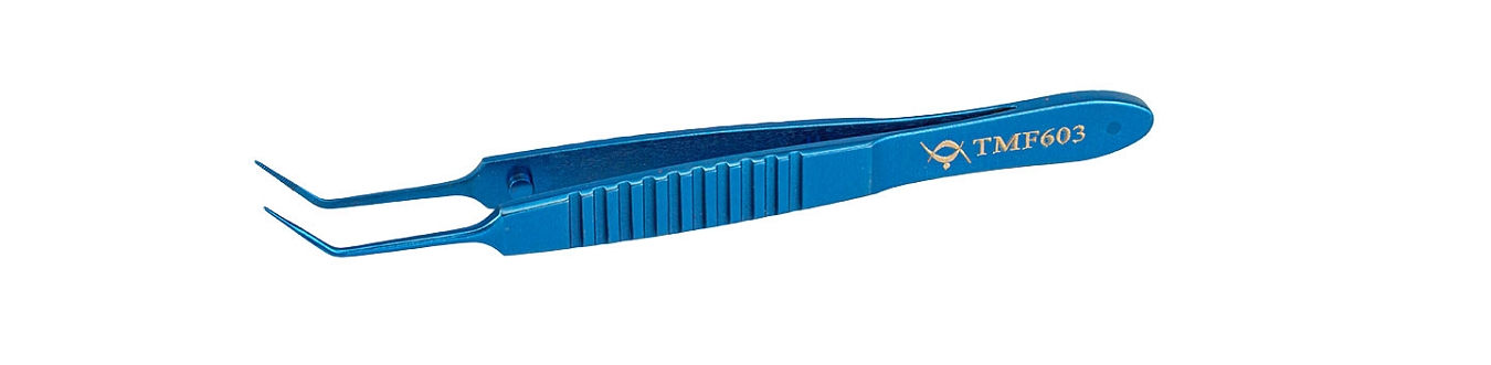 TMF603 BISHOP-HARMON IRIS FORCEPS,  TITANIUM