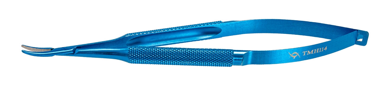 TMH114 NEEDLE HOLDER CURVED,  TITANIUM