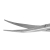TMS406 WESTCOTT  SCISSORS CURVED,  STAINLESS STEEL