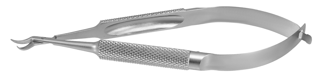 TMS207 KATZIN CORNEAL TRANSPLANT SCISSORS LEFT,  STAINLESS STEEL
